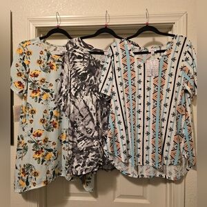 🖤New L Bundle LuLaRoe Melissa, Boyfriend T & Morgan